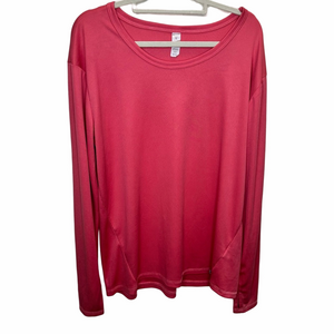 Marika Pink LongSleeve Tee Size XLarge